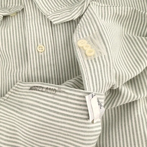 Ralph Lauren Button Down Mens 2XB Pre-Owned Shirt White Striped Classic Fit - Picture 11 of 11